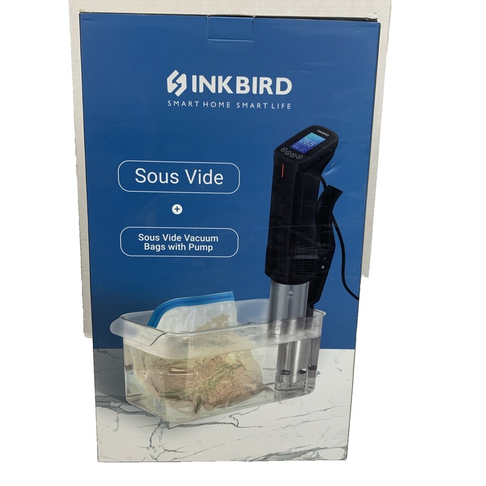 Inkbird Wifi Sous Vide Precision Cooker And Sous Vide Bags Kits-  New In Box